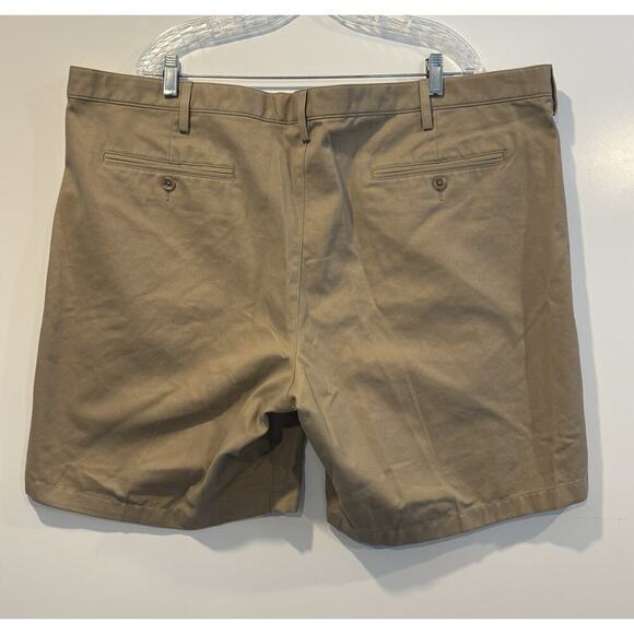 Lands End Lot of Two Khaki Cotton Chino Shorts Mens Size 48T - Picture 3 of 7